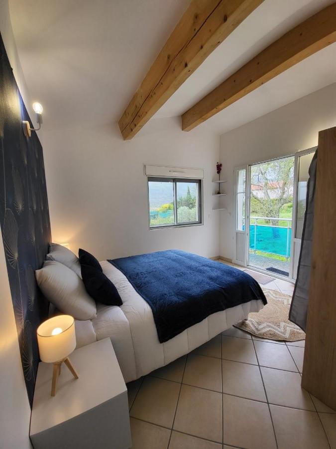 Nid Douillet - Les Fargettes - Superbe Vue - Charmante Petite Maison Avec Jardin - 2 Pieces A Privas Dış mekan fotoğraf